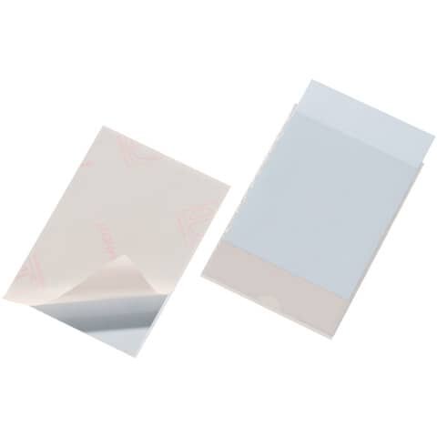 Selbstklebetasche POCKETFIX® - 148x105 mm, seitlich offen, transparent, 10 Stück