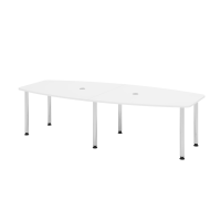 Konferenztisch 280cm/6 Chromf&uuml;&szlig;e...