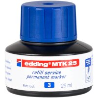 edding Nachf&uuml;lltinte MTK 25 blau