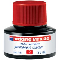 edding Nachf&uuml;lltinte MTK 25 rot