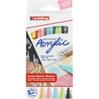 edding 5100 pastell Acrylstifte farbsortiert 2,0 - 3,0...