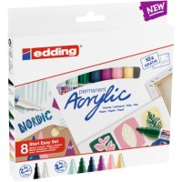 edding nordic Acrylstifte-Set farbsortiert 1 Set