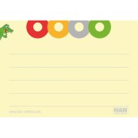 Karteikarten f&uuml;r CROCO DIN A8 quer, stabiler...