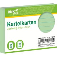 Karteikarte liniert, 170 g/qm, DIN A8, g gallery