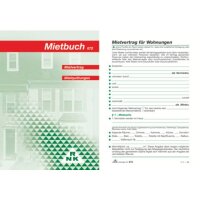 Mietvertragsheft, Mietbuch mit Hausordnung + 