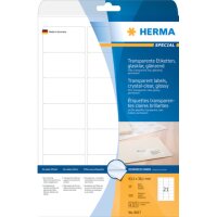 HERMA Folienetiketten 8017 transparent 6 gallery