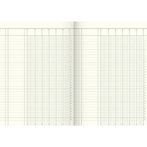 Spaltenbuch - 6 Spalten, A4, 40 Blatt