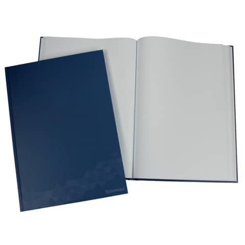 Geschäftsbuch - A4, 96 Blatt, 70g/qm, blanko, blau