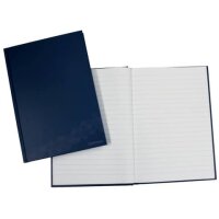 Geschäftsbuch - A5, 96 Blatt, 70 g/qm, liniert, blau