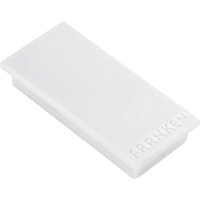 FRANKEN Haftmagnet Magnet wei&szlig;, Kunststoff 2,3...