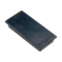 FRANKEN Haftmagnet Magnet schwarz, Kunststoff 2,3 x 5,0...