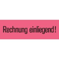 Versandzettel "Rechnung einliegend" 39 x 118...