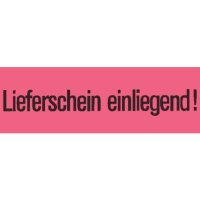 Versandzettel "Lieferschein einliegend" 39 x...