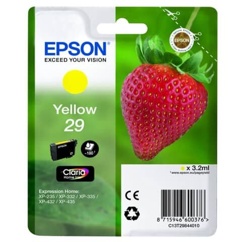 C13T29844012 EPSON XP Tinte yellow ST