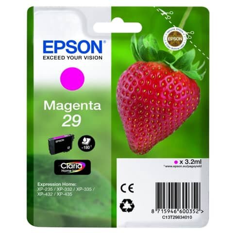 C13T29834012 EPSON XP Tinte magenta ST