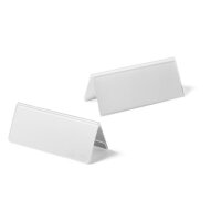 DURABLE Tischnamensschilder transparent 15,0 x 6,1 cm, 10...