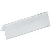 DURABLE Tischnamensschilder transparent 21,0 x 6,1 cm, 10...
