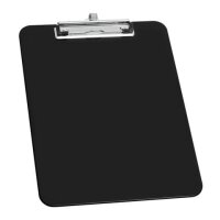 Klemmbrett mit Stiftehalter, A4, schwarz WEDO 576601