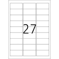 Namensetiketten, ablösbar, A4, 63,5 x 29,6 mm,...