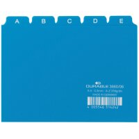 DURABLE Karteikartenregister A-Z blau gallery