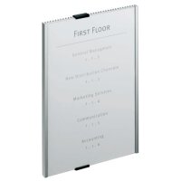 DURABLE T&uuml;rschild INFO SIGN Metall silber DIN...