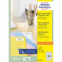 AVERY Zweckform Etiketten L7632-25 weiß