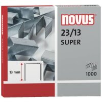 1.000 novus Heftklammern SUPER 23/13