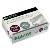 Heftklammern Juwel - 6 mm, 2000 St&uuml;ck, verzinkt