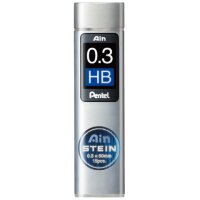 Pentel Ain Stein C273 Feinminen-Bleistiftminen schwarz HB...