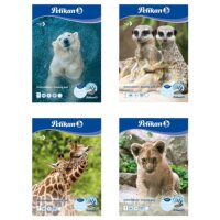 Pelikan Zeichenblock Zoo DIN A3 100 g/qm, 10 Blatt, 1 Block