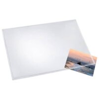 Schreibunterlage DURELLA - 70 x 50 cm, transparent glasklar