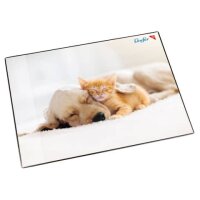 Schreibunterlage Hund und Katze - 53 x 40 cm