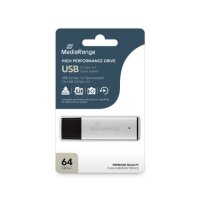 USB Stick 3.0, 64 GB, schwarz/silber MED gallery
