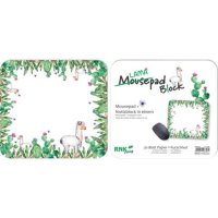 RNK-Verlag Mousepad-Notizblock weiß/grün 30 Blatt