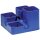arlac® Stiftehalter blau Polystyrol 4 Fächer 13,0 x 13,0 x 9,0 cm