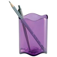 Stifteköcher TREND - 80 x 102 mm, transparent lila
