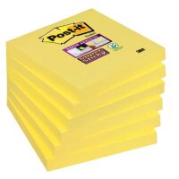 Haftformularblock, 76x76mm, 6 Stück, nar