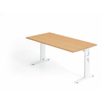 Schreibtisch C-Fuß 160x80cm Buche/ gallery