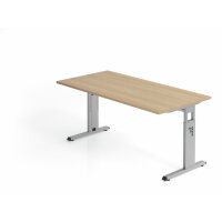 Schreibtisch C-Fuß 160x80cm Eiche/ gallery