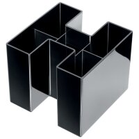 HAN Stiftehalter BRAVO schwarz Kunststoff 5...