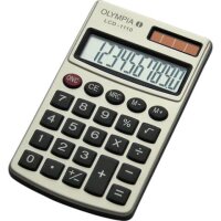Taschenrechner, 10-stellig, silber OLYMPIA 94