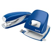 LEITZ Locher und Heftger&auml;te Set WOW 5095 blau