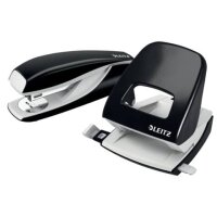LEITZ Locher und Heftger&auml;te Set WOW 5095 schwarz