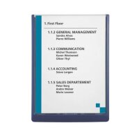 DURABLE T&uuml;rschild CLICK SIGN Kunststoff blau DIN...