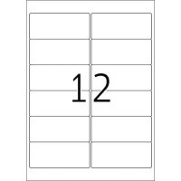 Wetterfeste Outdoor-Folienetiketten A4, 99,1 x 42,3 mm,...