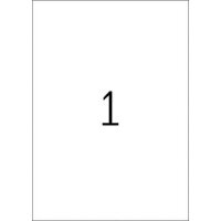 Typenschild-Etiketten, silber, A4, 210 x 297 mm, extrem...