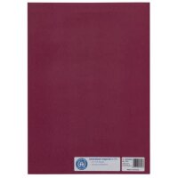 HERMA Heftumschlag glatt weinrot Papier DIN A4