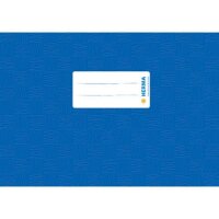 HERMA Heftumschlag mit Baststruktur blau Kuns