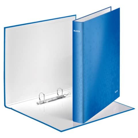 LEITZ WOW Ringbuch 2-Ringe blau 4,0 cm DIN A4