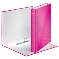 LEITZ WOW Ringbuch 2-Ringe pink 4,0 cm D gallery